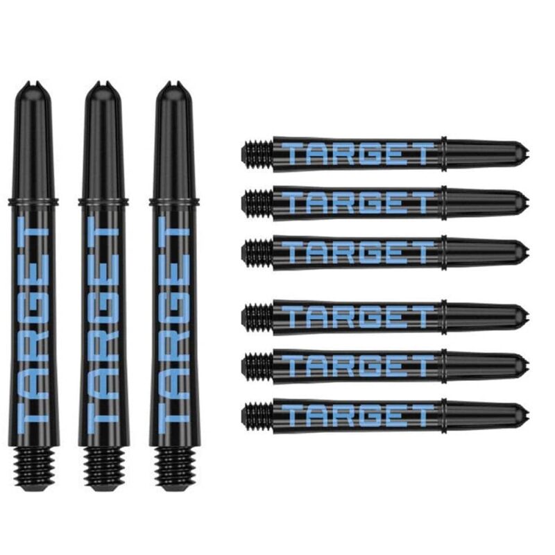 Billaresbalsalobre Cañas Target Pro Grip Shaft Short 3 sets Black Blue(34mm) 380322