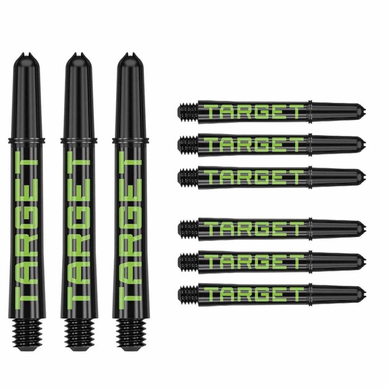 Billaresbalsalobre Cañas Target Pro Grip Shaft Short 3 sets Black Green (41mm) 380311