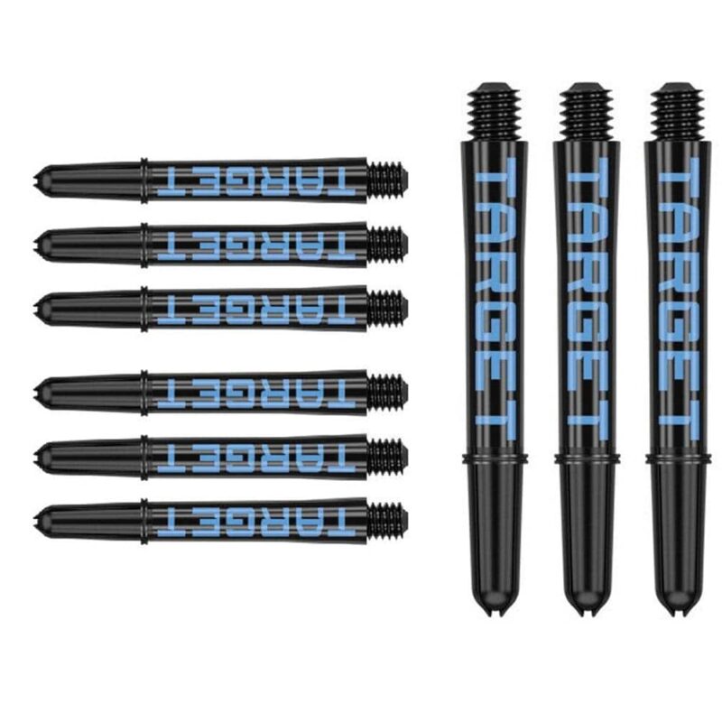 Billaresbalsalobre Cañas Target Pro Grip Tag Shaft Intb 3 sets Black Blue(41mm) 380323 - Imagen 2