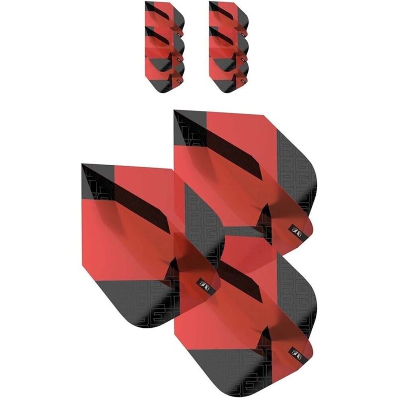Billaresbalsalobre Plumas Target Tag Black Red (3 Sets) No6 337840 - Imagen 3