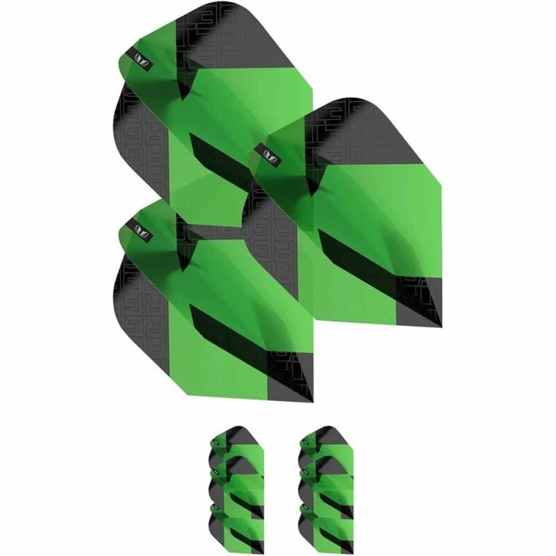 Billaresbalsalobre Plumas Target Tag Black Green (3 Sets) No6 337750 - Imagen 3