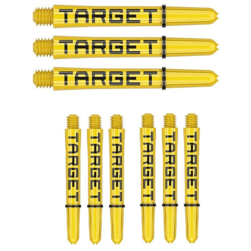 Billaresbalsalobre Cañas  Target Pro Grip Tag Shaft Med 3 sets Black Yellow (48mm) 380315 - Imagen 3