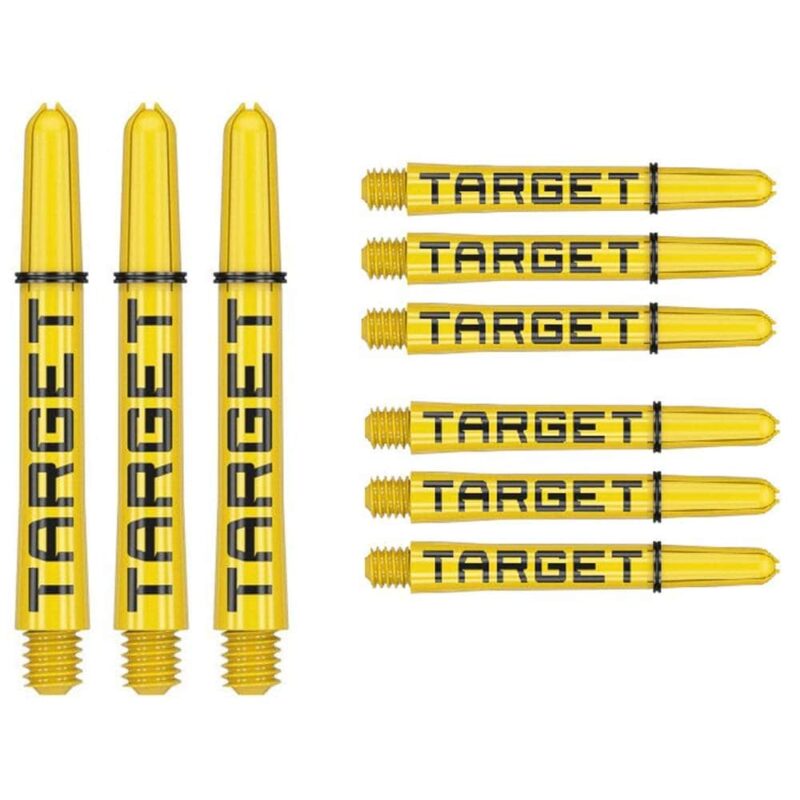 Billaresbalsalobre Cañas  Target Pro Grip Tag Shaft Med 3 sets Black Yellow (48mm) 380315