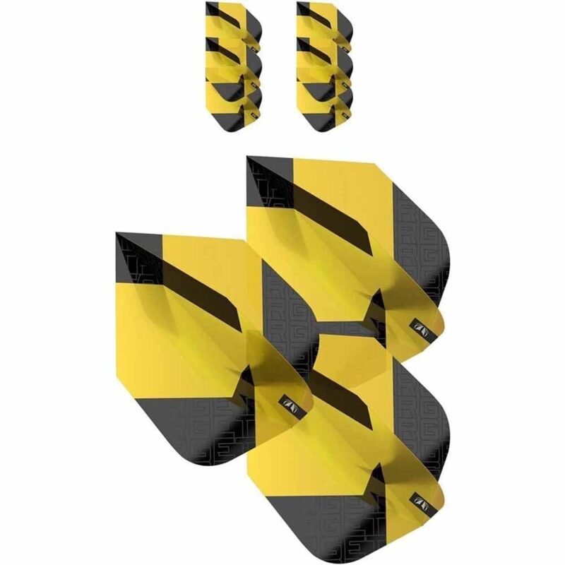 Billaresbalsalobre Plumas Target Tag Black Yellow (3 Sets) No2 337770 - Imagen 2