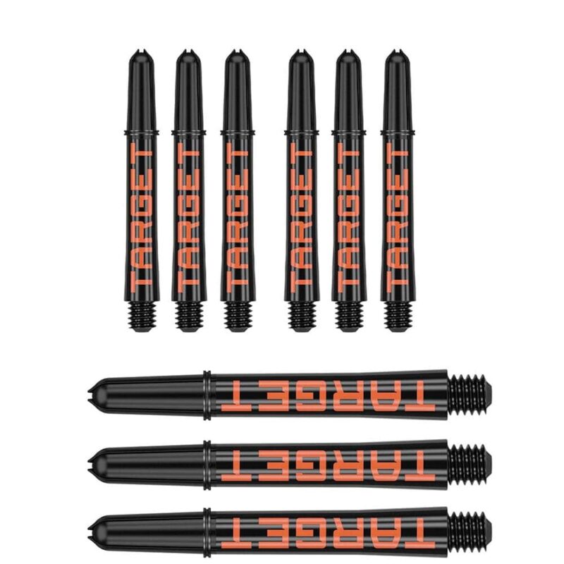 Billaresbalsalobre Cañas Target Pro Grip Tag Shaft Intb 3 sets Black Orange (41mm) 380317 - Imagen 2