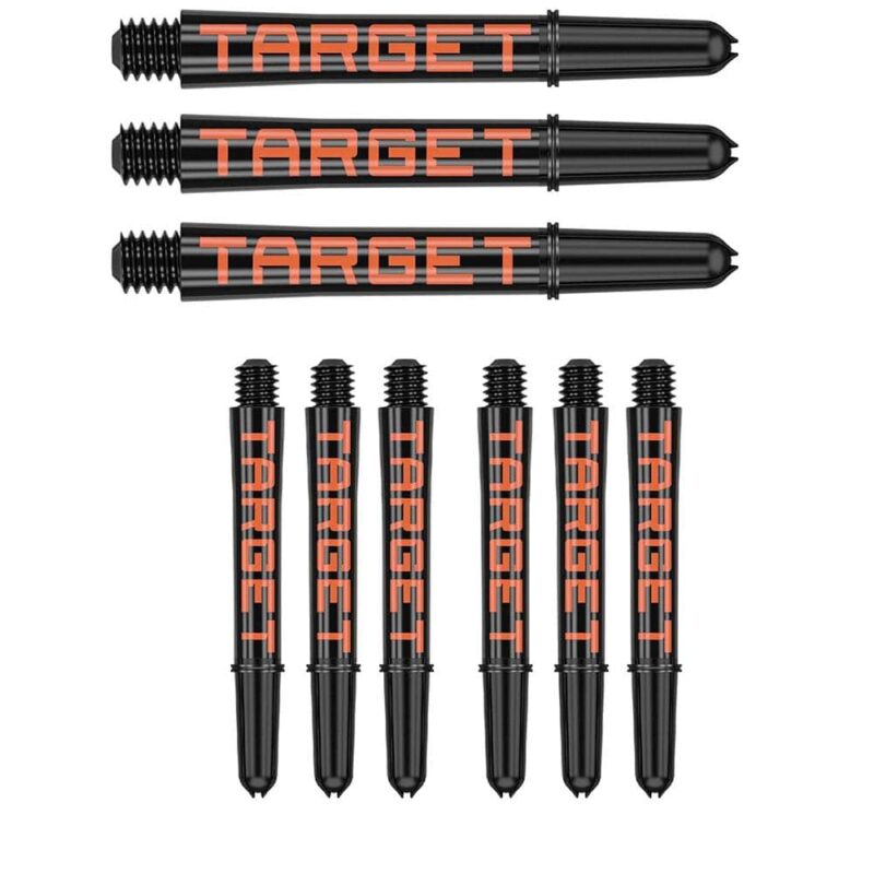 Billaresbalsalobre Cañas Target Pro Grip Tag Shaft Intb 3 sets Black Orange (41mm) 380317 - Imagen 3