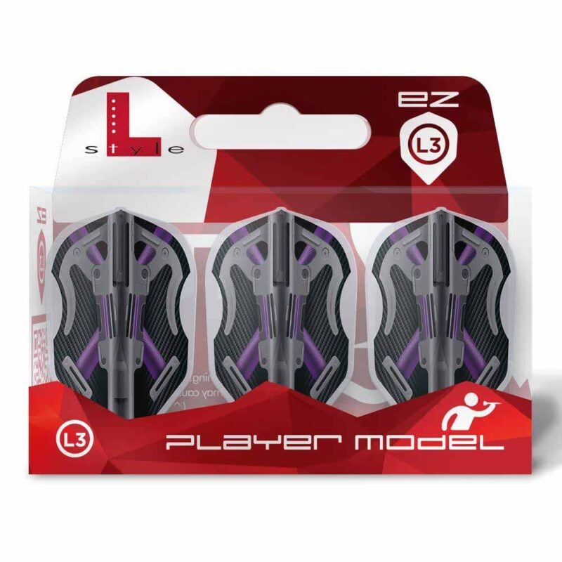 Billaresbalsalobre Plumas Champagne Flights L-Style L3EZ Standard Mike Valentin V3 Blanco Transparente - Imagen 4