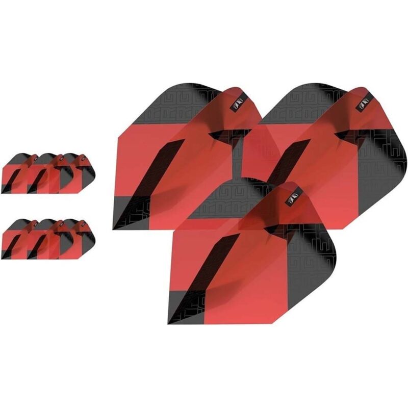 Billaresbalsalobre Plumas Target Tag Black Red (3 Sets) Ten X 337850
