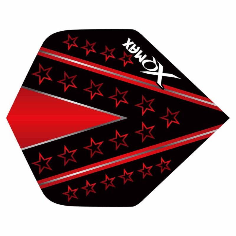 Billaresbalsalobre Plumas Flights XQMax Pet Darts Standard Red Star QD8201260 - Imagen 2