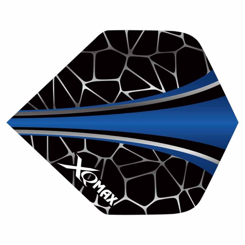 Billaresbalsalobre Plumas Flights XQMax Pet Darts Standard Blue Crackle QD8201280 - Imagen 2