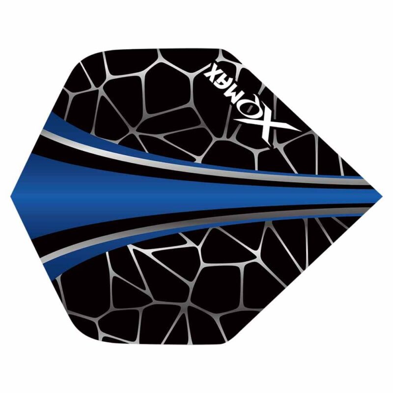 Billaresbalsalobre Plumas Flights XQMax Pet Darts Standard Blue Crackle QD8201280 - Imagen 3