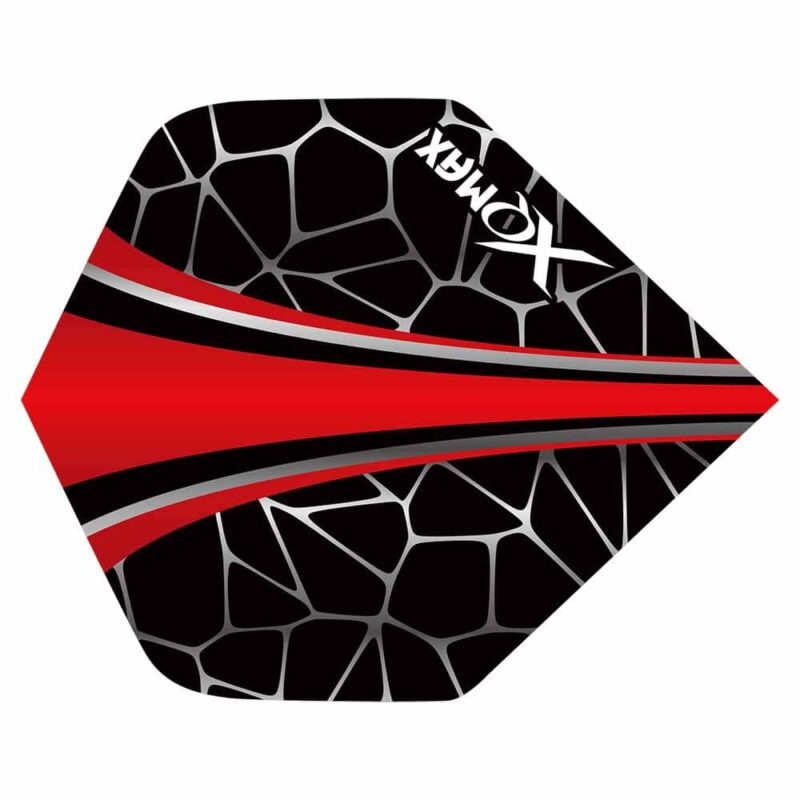 Billaresbalsalobre Plumas Flights XQMax Pet Darts Standard Red Crackle QD8201290 - Imagen 2