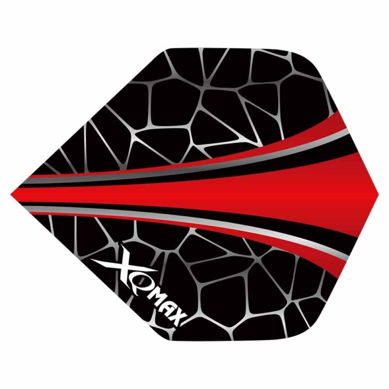Billaresbalsalobre Plumas Flights XQMax Pet Darts Standard Red Crackle QD8201290 - Imagen 3