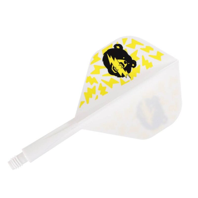 Billaresbalsalobre Plumas Condor Axe Standard Bear Miyu Miyawaki White S 21.5mm 3 Uds. - Imagen 2