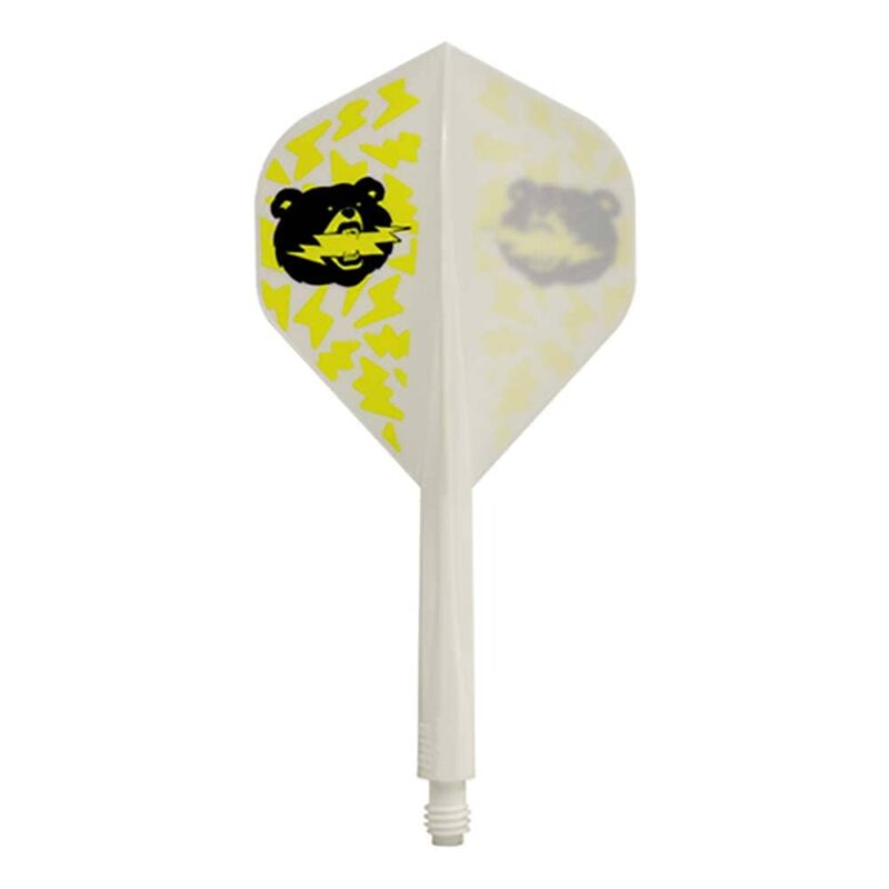 Billaresbalsalobre Plumas Condor Axe Standard Bear Miyu Miyawaki White S 21.5mm 3 Uds.