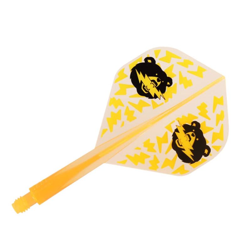 Billaresbalsalobre Plumas Condor Axe Standard Bear Miyu Miyawaki Orange S 21.5mm 3 Uds. - Imagen 2