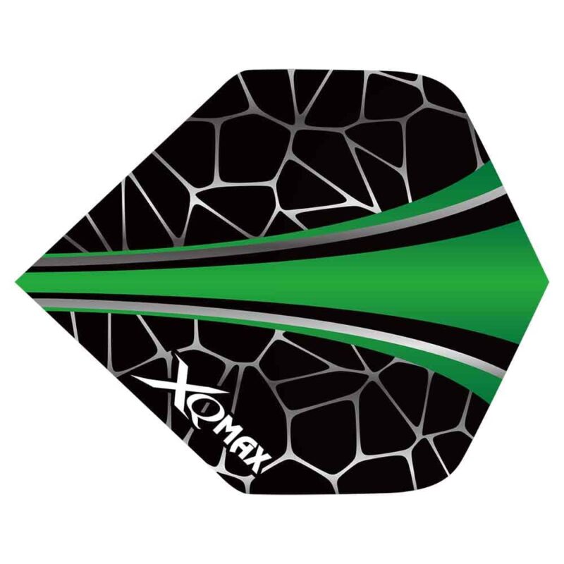 Billaresbalsalobre Plumas Flights XQMax Pet Darts Standard Green Crackle - Imagen 2