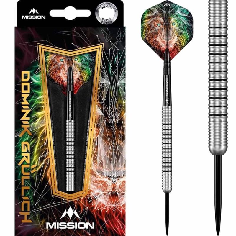 Billaresbalsalobre Dardos Mission Dominik Grullich Black Rings 95% 21.5g M001522 - Imagen 2