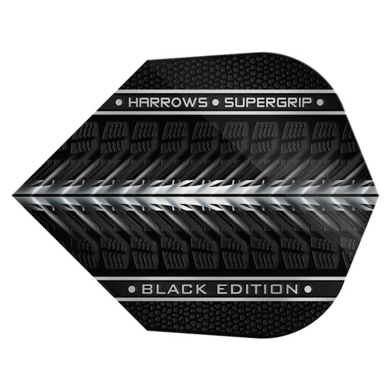 Billaresbalsalobre Plumas Harrows Darts Flights Supergrip Black - Imagen 2