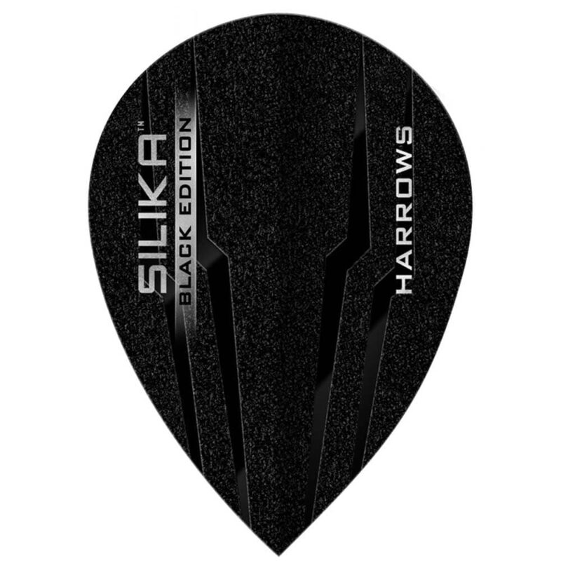 Billaresbalsalobre Plumas Harrows Darts Flights Pear Silika Black   hf5185