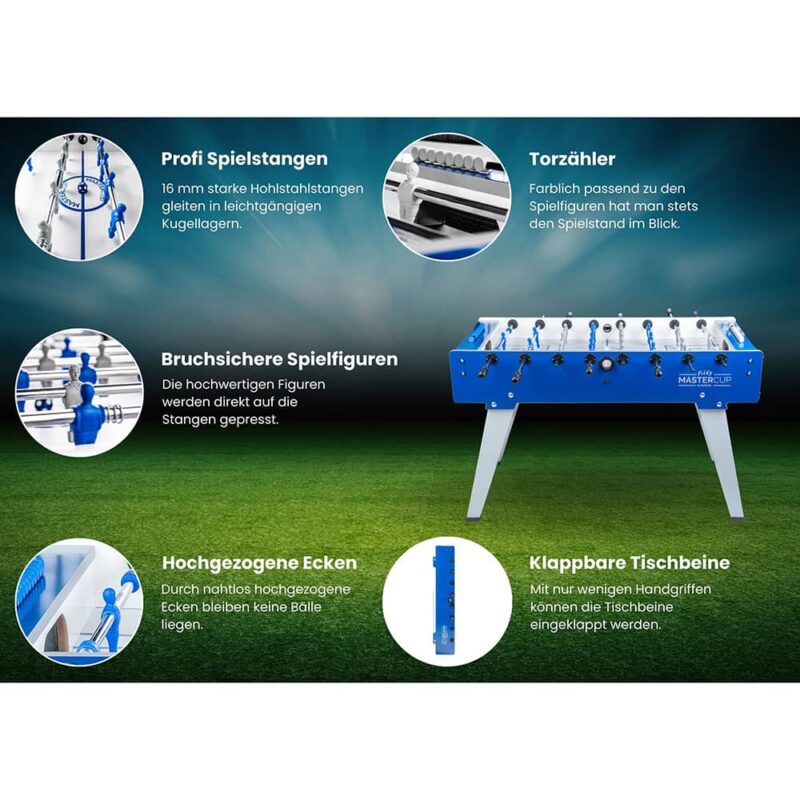 Billaresbalsalobre Futbolin MasterCup Foldy Jugador Plastico  5443.01 - Imagen 7