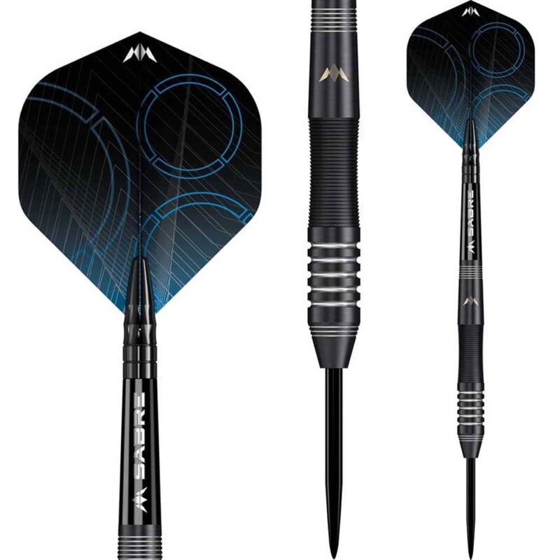 Billaresbalsalobre Dardos Mission Precision Darts Black PVD Steel 90% 23gr D1700 - Imagen 2