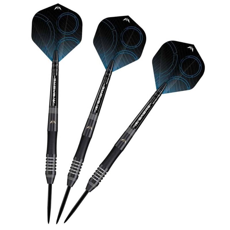 Billaresbalsalobre Dardos Mission Precision Darts Black PVD Steel 90% 25gr D1701 - Imagen 3