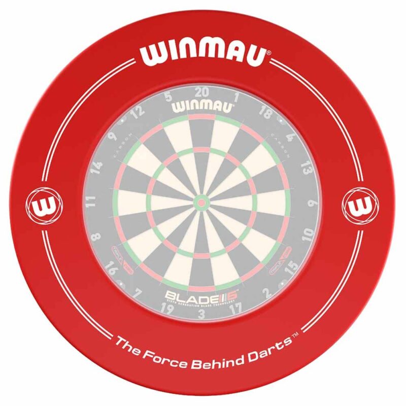 Billaresbalsalobre Dartboard Surrounds 2 Rojo Winmau Darts BDO  4405 N - Imagen 3