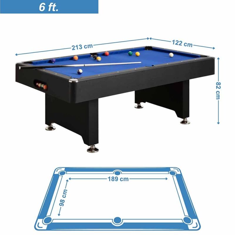 Billaresbalsalobre Billar Americano BlackStar 6 ft  5185.02 - Imagen 8