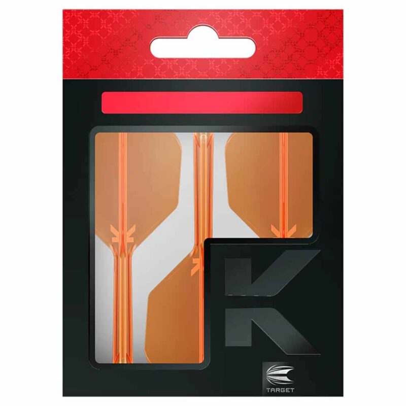 Billaresbalsalobre Plumas Target K-Flex No.6 Shape Neon Orange Inter 410044 - Imagen 3