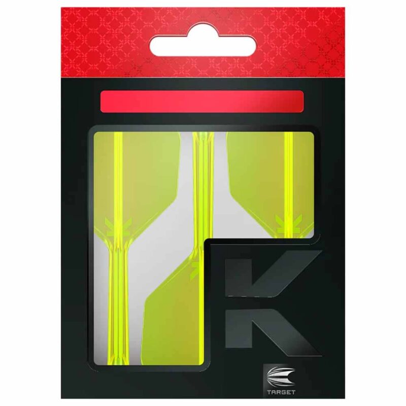 Billaresbalsalobre Plumas Target K-Flex No.6 Shape Neon Yellow Inter 410050 - Imagen 3