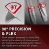 Billaresbalsalobre Plumas Target K-Flex No.2 Standard Yellow Medium 410054 - Imagen 5