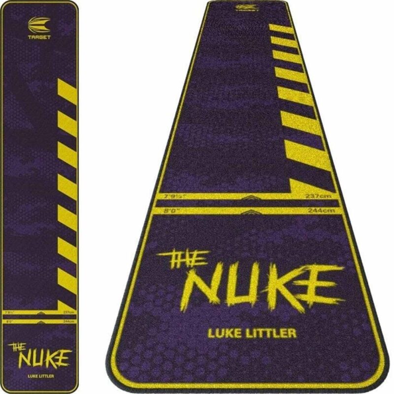 Billaresbalsalobre Protector Suelo Dart Mat Target Darts Luke The Nuke Littler 300 x 60cm 440090