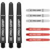 Billaresbalsalobre Cañas Target Pro Grip Shaft Int 3 sets Negro-Blanco-Rojo (41mm) 380384