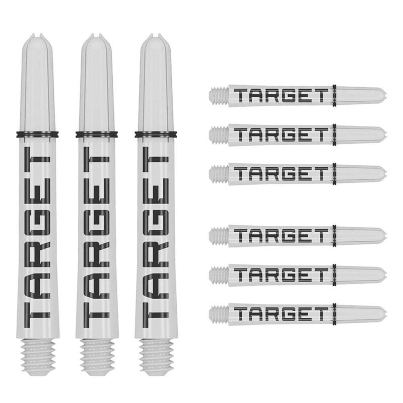 Billaresbalsalobre Cañas Target Pro Grip Shaft Tag Int 3 sets Blanco Negro (41mm) 380351