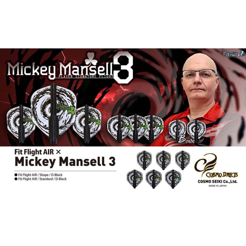 Billaresbalsalobre Plumas Fit Flight Air Mickey Mansell 3 Shape - Imagen 3