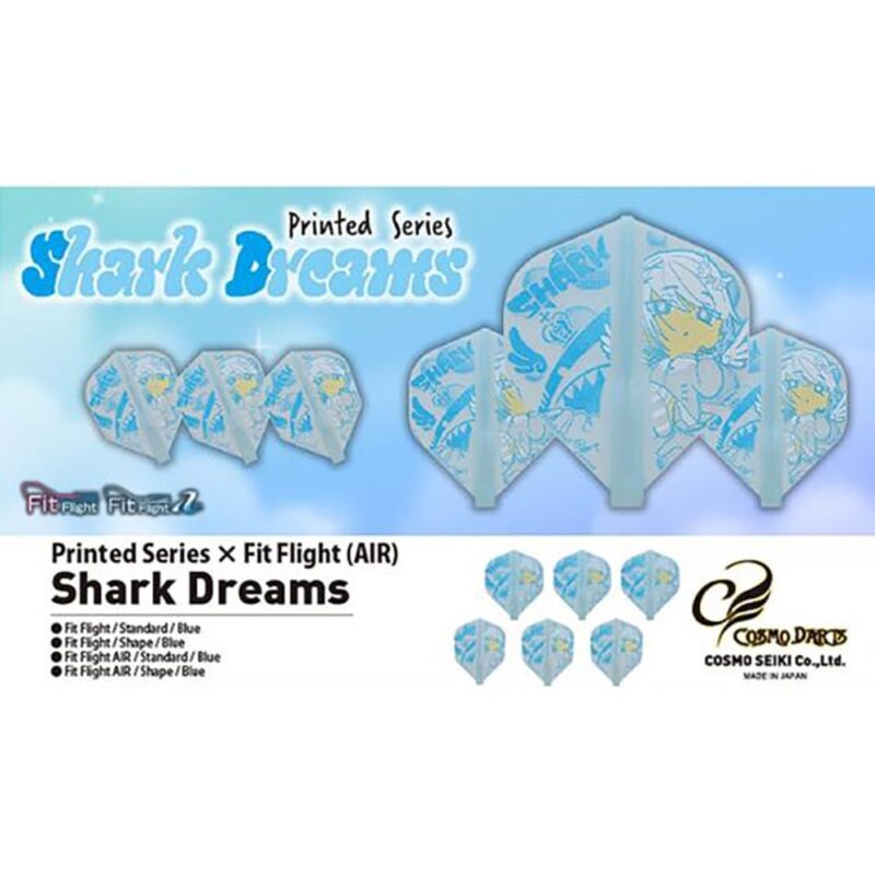 Billaresbalsalobre Plumas Fit Flight Shark Dreams Azul Standard - Imagen 3