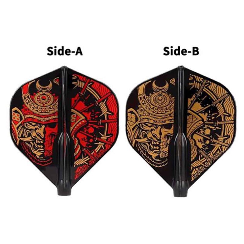 Billaresbalsalobre Plumas Fit Flight Samurai Skull A Negro Standard - Imagen 2