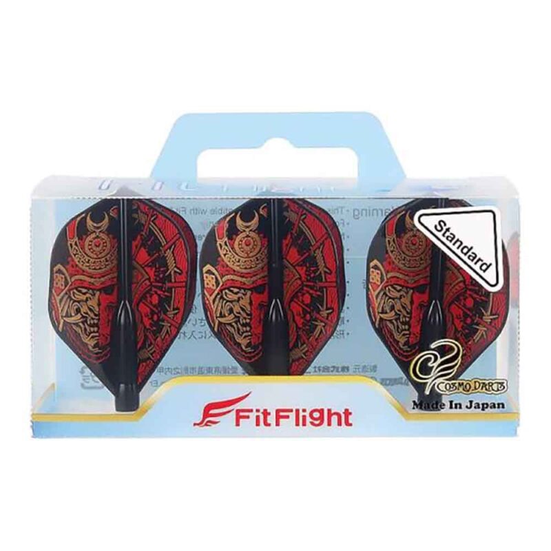 Billaresbalsalobre Plumas Fit Flight Samurai Skull A Negro Standard - Imagen 3