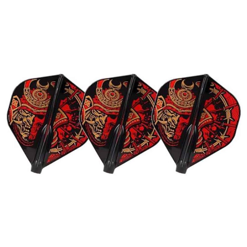 Billaresbalsalobre Plumas Fit Flight Samurai Skull A Negro Standard