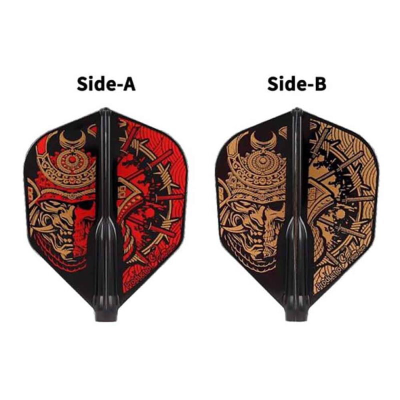 Billaresbalsalobre Plumas Fit Flight Samurai Skull A Negro Shape - Imagen 2