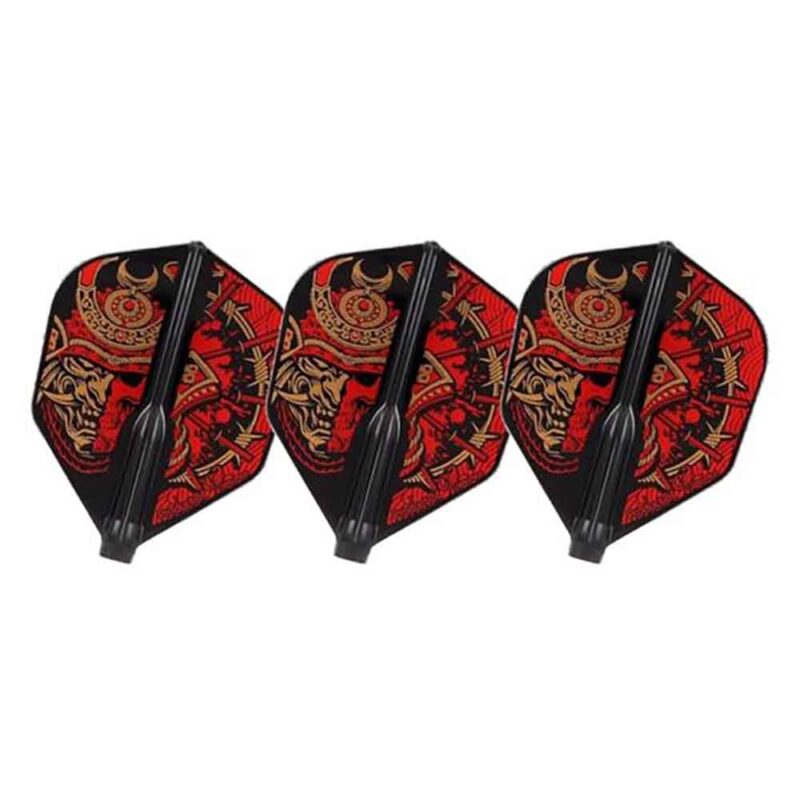 Billaresbalsalobre Plumas Fit Flight Samurai Skull A Negro Shape