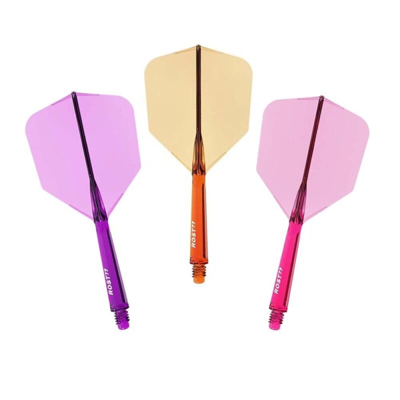 Billaresbalsalobre Plumas Cuesoul Rost 77 Naranja-Morado-Rosa Transparente Big Wing L 74mm 51427