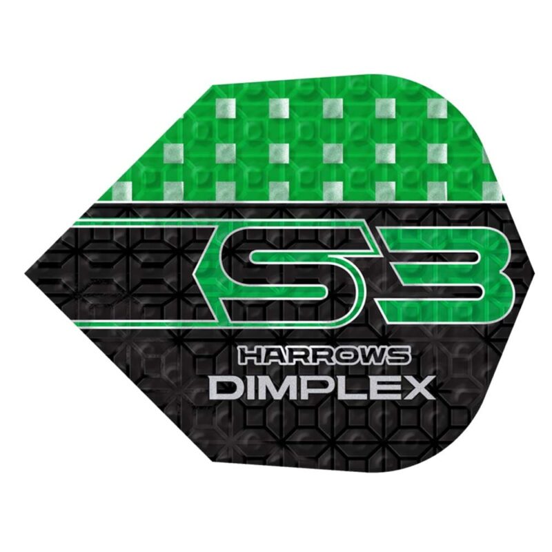 Billaresbalsalobre Plumas Harrows Darts Flights No6 Dimplex S3 Verde - Imagen 2
