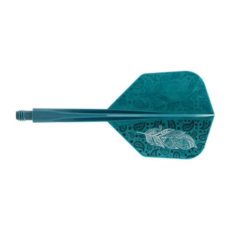 Billaresbalsalobre Plumas Condor Axe Doodle Feather Verde Azul Shape S 21.5m 3 Uds. - Imagen 3