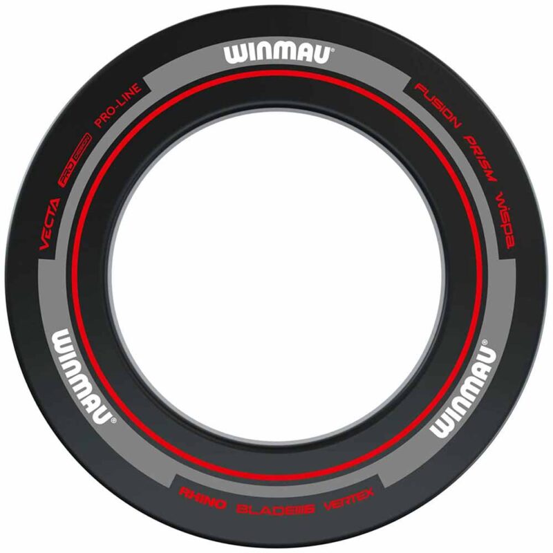 Billaresbalsalobre Dartboard Surrounds Advance Negro Rojo  4452