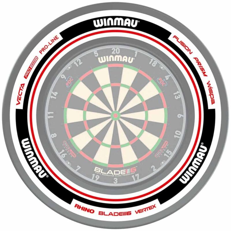 Billaresbalsalobre Dartboard Surrounds Advance Blanco Rojo - Imagen 2