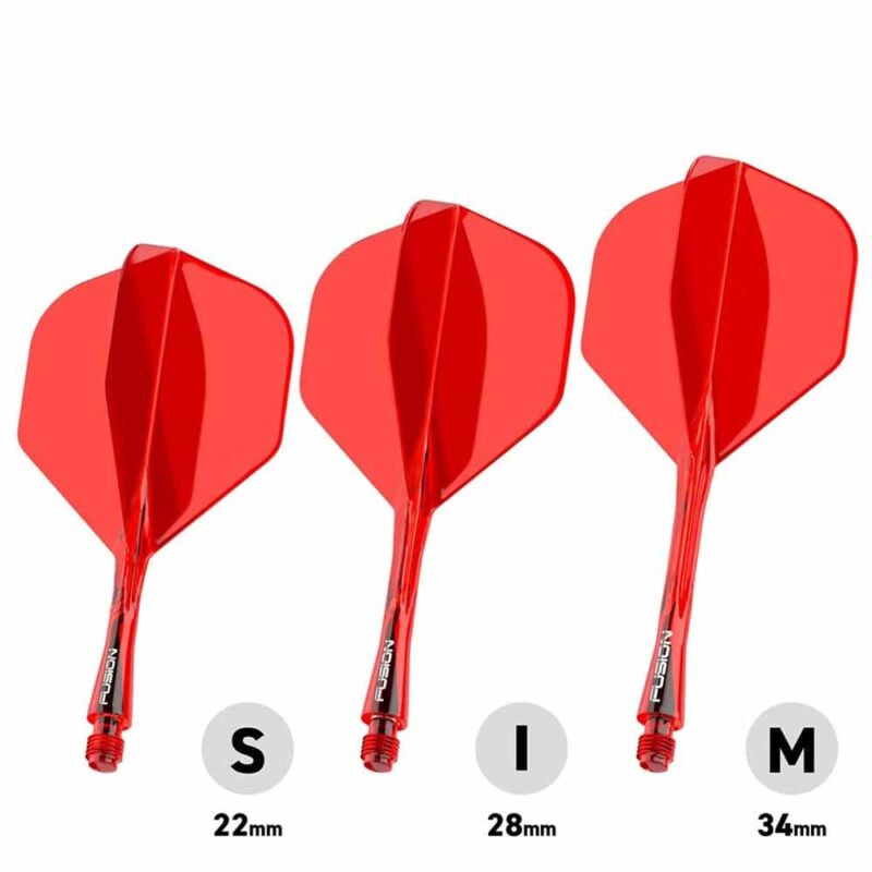 Billaresbalsalobre Plumas Winmau Darts Fusion Roja Short 22-64mm N2 Standard 8794 - Imagen 3