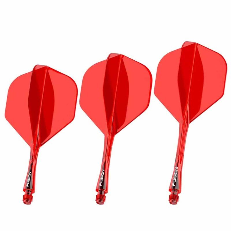 Billaresbalsalobre Plumas Winmau Darts Fusion Roja Short 22-64mm N2 Standard 8794 - Imagen 4