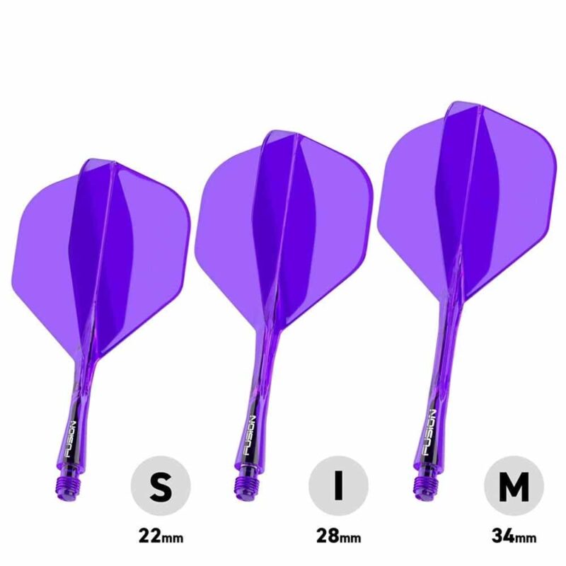 Billaresbalsalobre Plumas Winmau Darts Fusion Morado Intbetween 28-70mm N2 Standard 8798 - Imagen 3